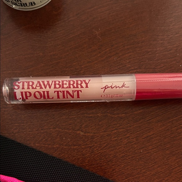 PINK Victoria's Secret Neon Pink Logo Waist Bag with Black Branded Strap Bundle - Picture 3 of 6